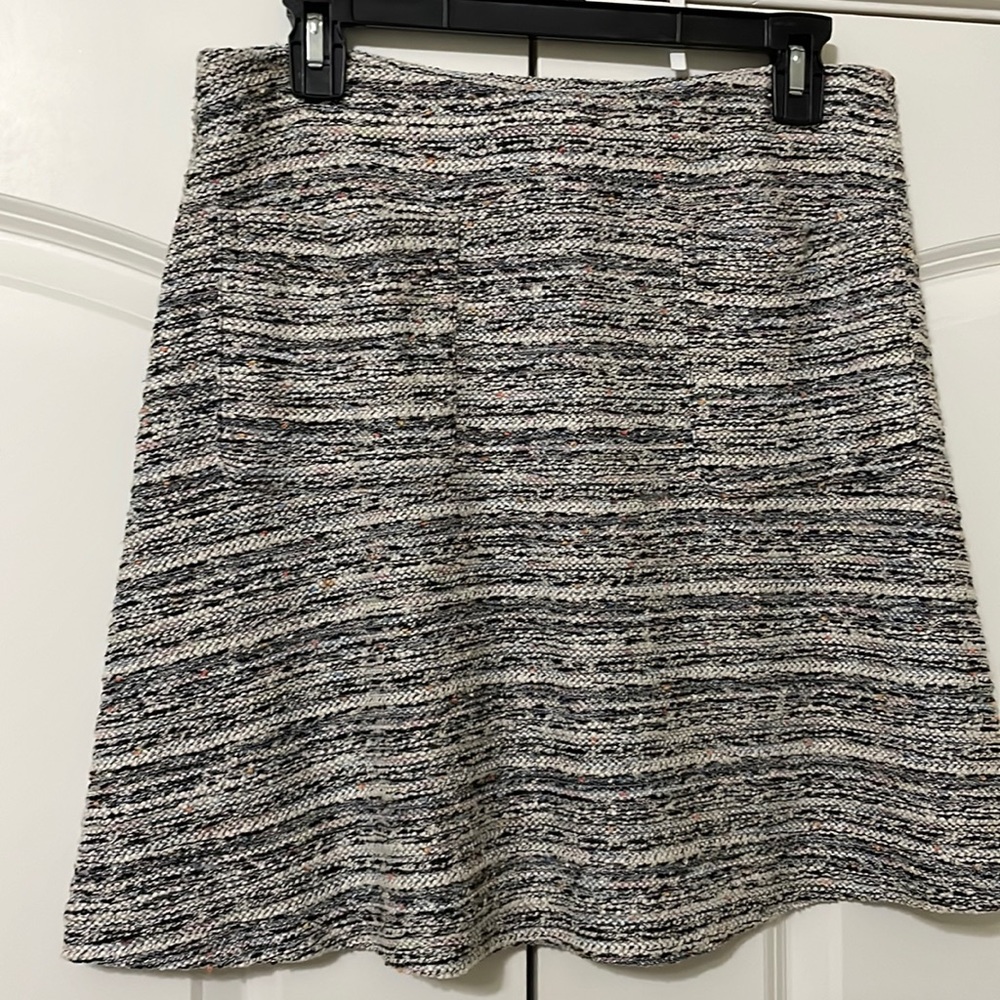 LOFT Bouclé Fit and Flare Skirt